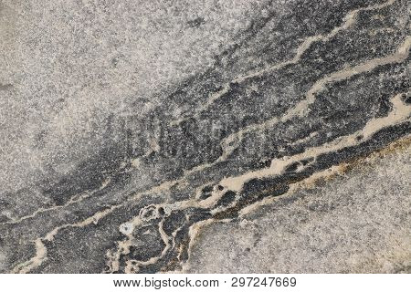 Natural Marble Background, Natural Natural Texture Of An Ancient Stone. It Is Used For Finishing Bui