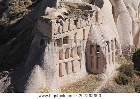 Pigeon Lofts In Rock Formation, Cappadocia, Nevsehir, Turkey