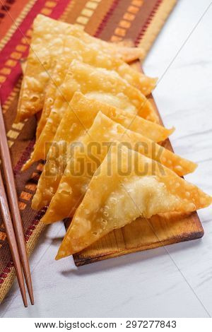 Korean Fried Mandu Dumplings