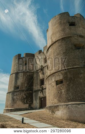 Castle Made In The Middle Age And Enlarged After Later Centuries In The Manueline Style At Evoramont