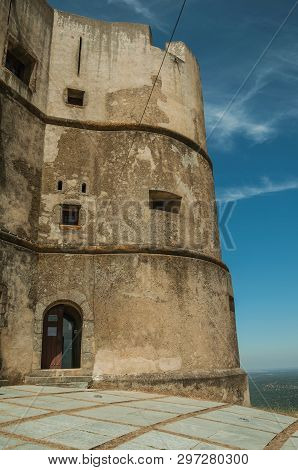 Castle Made In The Middle Age And Enlarged After Later Centuries In The Manueline Style At Evoramont
