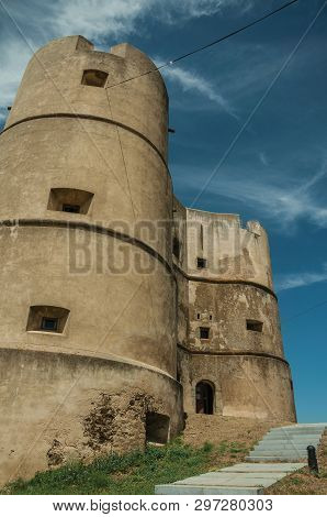 Castle Made In The Middle Age And Enlarged After Later Centuries In The Manueline Style At Evoramont
