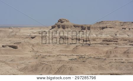 The Desert In Iraq Near Karbala City