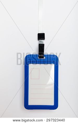 Vip Pass Id, Name Tag. Identification Blank Template, Conference Identity.