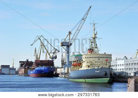 Saint Petersburg, Russia - May 13, 2017: Arctic Icebreaker 
