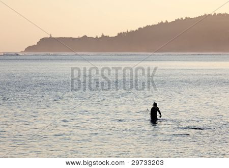 Misty amanecer con Snorkler