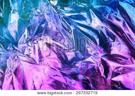 Vaporwave Style Texture Background: Neon Pink Funky Paint Texture.