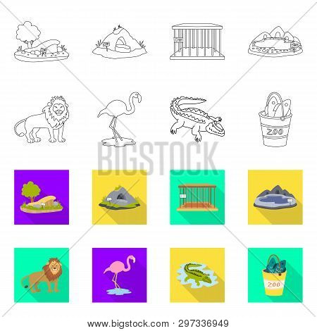 Vector Illustration Of Nature  And Fun  Icon. Set Of Nature  And Entertainment Stock Vector Illustra
