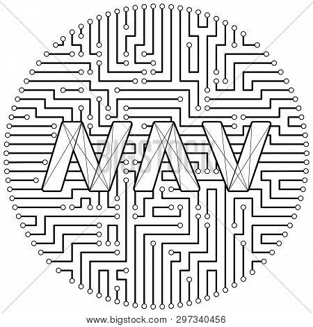 Navcoin - Cryptocurrency Coin. Vector Thin Line Design Single Isolated Icon. Lineart Illustration On