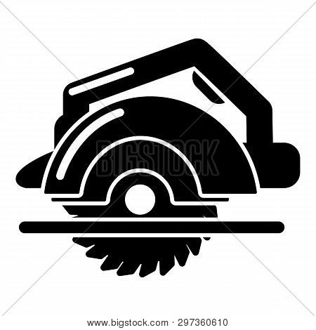 Circular Saw Icon. Simple Illustration Of Circular Saw Icon For Web