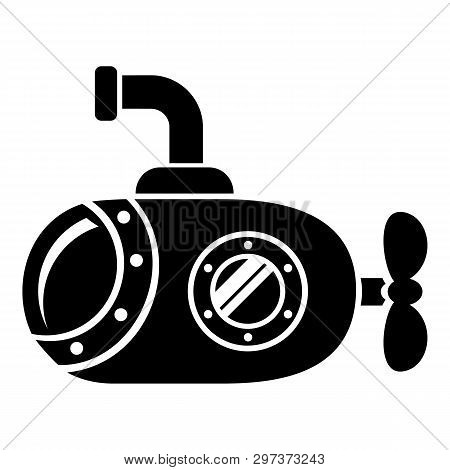 Bathyscaphe Icon. Simple Illustration Of Bathyscaphe Icon For Web