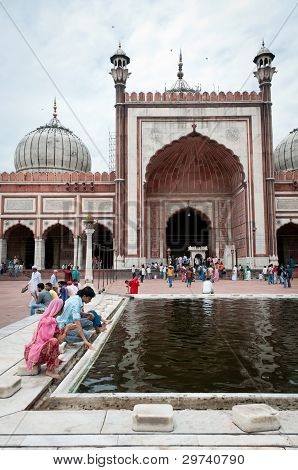 Jama Masjid Minaret, India's Largest Mosque