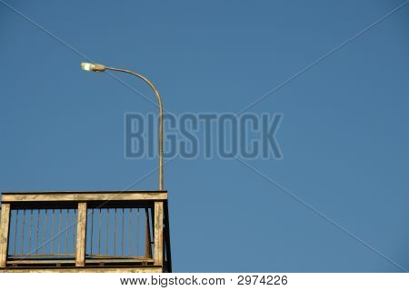 Licht Pole-Position auf Plattform
