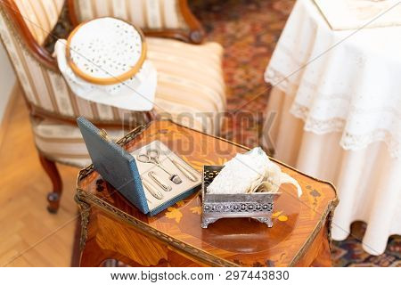 Radun, Czech Republic, 7 April 2019 - The Interior Of Radun Castle, Located Near Opava