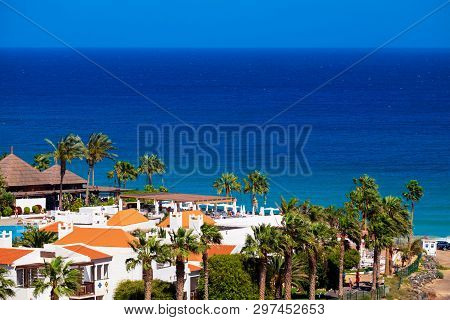 View On Butihondo Close To Costa Calma On The Canary Island Fuerteventura, Spain.