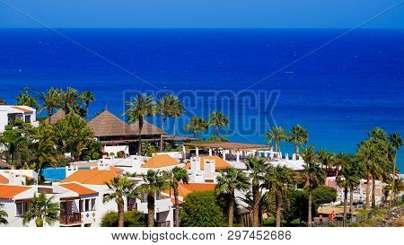 View On Butihondo Close To Costa Calma On The Canary Island Fuerteventura, Spain.