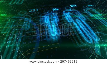 Social Scoring And People Rating Advanced Algorithm Concept On Digital Background. Profiling And Hum