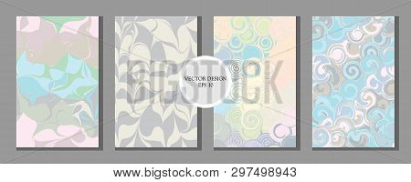 Liquid Marble Texture Design, Colorful Abstract Composition. Mixture Of Acrylic Paints. Fluid Art. M