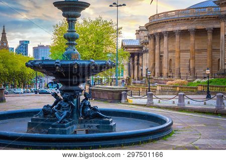 Liverpool, Uk - May 16 2018: Walker Art Gallery At William Brown Street In Liverpool City Centre, On