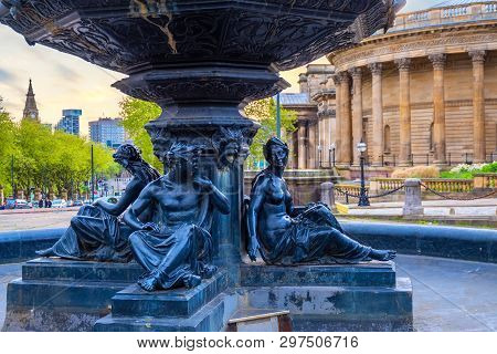Liverpool, Uk - May 16 2018: Walker Art Gallery At William Brown Street In Liverpool City Centre, On