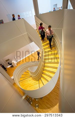 Tokyo, Japan - April 25, 2018: The Sumida Hokusai Museum Dedicated To Ukiyo-e Artist Katsushika Hoku