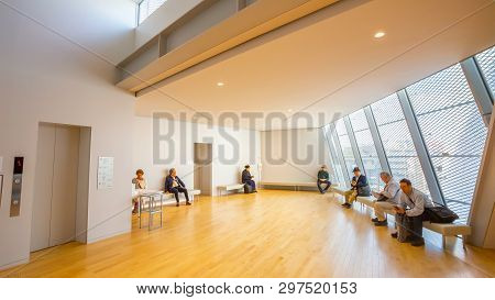 Tokyo, Japan - April 25, 2018: The Sumida Hokusai Museum Dedicated To Ukiyo-e Artist Katsushika Hoku