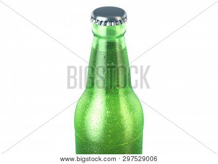 Alcohol Bottled Product With Condensation