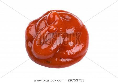 Ketchup isolato