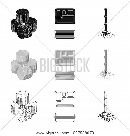 Vector Illustration Of Farm And Agriculture  Icon. Set Of Farm And Technology Vector Icon For Stock.