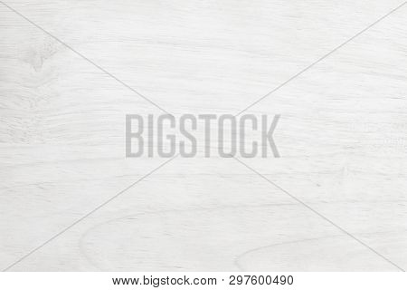 Grey Wooden Wall Background, Texture Of Bark Wood With Old Natural Pattern For Design Art Work.