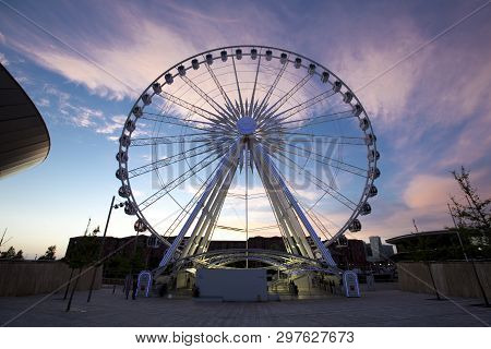 Wheel Of Liverpool On Keel Wharf, Liverpool, Merseyside, Uk Operated By Freij Wheels - 11th June 201