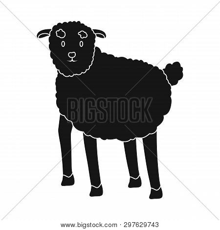 Vector Design Of Sheep And Anima Symbol. Collection Of Sheep And Lamb Stock Symbol For Web.