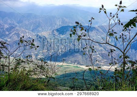Beautiful Landscape Of Chicamocha Canyon In Santander, Colombia