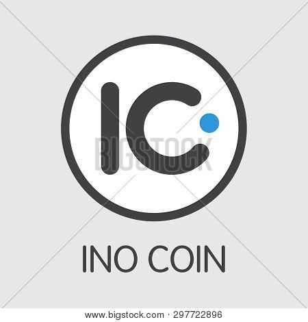Ino - Ino Coin. The Trade Logo Of Coin Or Market Emblem.