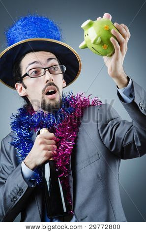 Zauberer in der Business-Anzug
