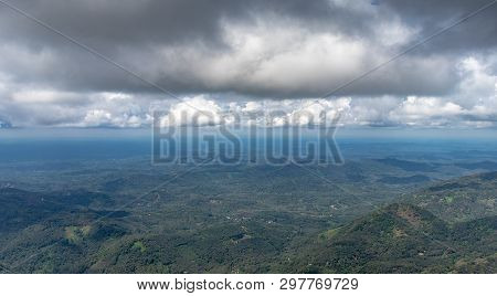 Horizon Sky And Hill View Going Parallel To Each Other Showing The Beauty Of Nature.