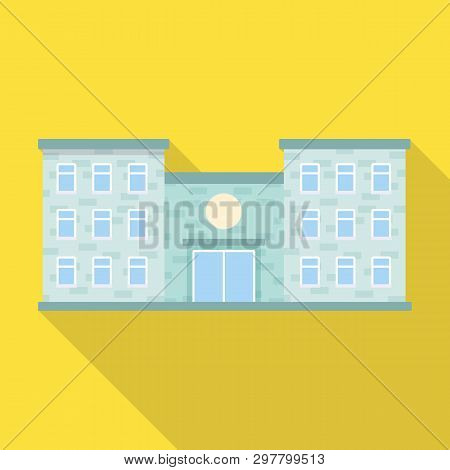 Vector Design Of Hospital And Clinic  Sign. Set Of Hospital And Ambulance  Stock Symbol For Web.