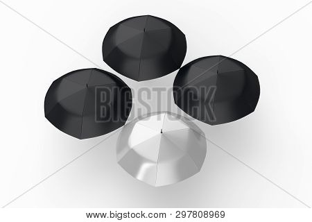 3D Rendering, The Umbrella With White Background