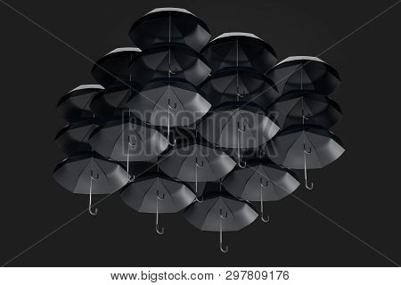 3D Rendering, The Umbrella With White Background