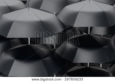 3D Rendering, The Umbrella With White Background