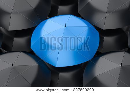 3D Rendering, The Umbrella With White Background