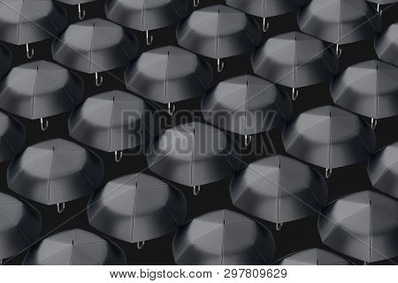 3D Rendering, The Umbrella With White Background