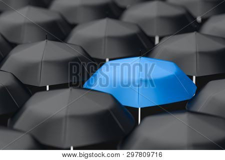 3D Rendering, The Umbrella With White Background