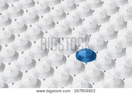 3D Rendering, The Umbrella With White Background