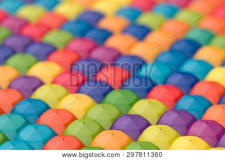 3D Rendering, The Umbrella With White Background