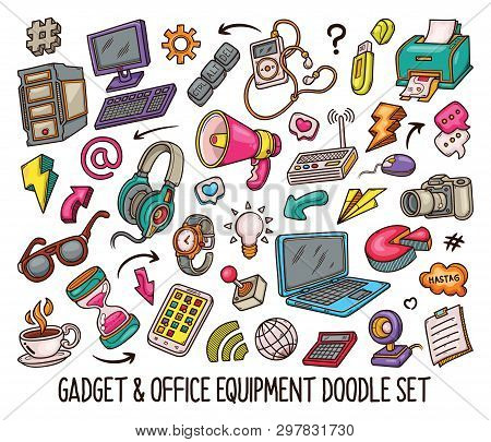 A Complete Collection Of Doodle Vector Hand Drawn For The Background Or Ornament Of Your Design Need