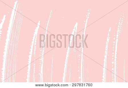 Grunge Texture. Distress Pink Rough Trace. Fascinating Background. Noise Dirty Grunge Texture. Capti