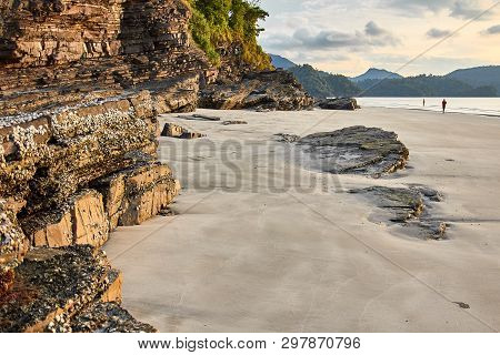 Coastline Of Punte Malaka Beach, Thailand National Park, Koh Tarutao