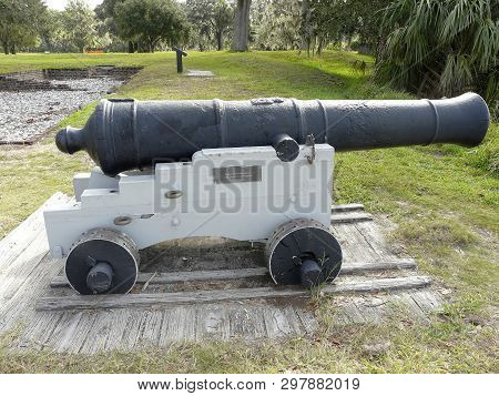 This Cannon At Fort Frederica National Monument On St. Simons Island Was Used In The 1700s To Guard 