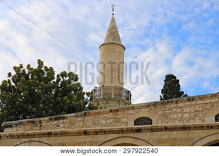 The Grans Mosque (djami Kebir As It Is Called) In Larnaca, Cyprus